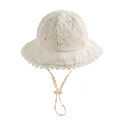 宝宝春款可爱可调节遮阳防晒盆帽