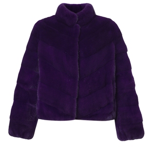 【丹麦进口SAGA级水貂】La Koradior拉珂蒂商场同款裘皮外套上衣