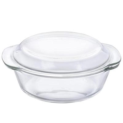 微波炉专用器皿耐高温带盖玻璃碗