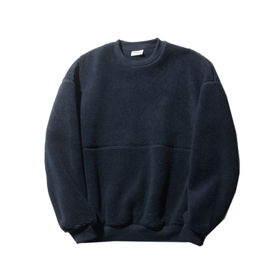 巨保暖厚实！少量一波流！秋冬男士重磅加绒加厚宽松防风卫衣外套