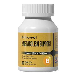 Brillowel维生素b族复合b6b12熬夜提精力促代谢营养活力胆碱肌醇