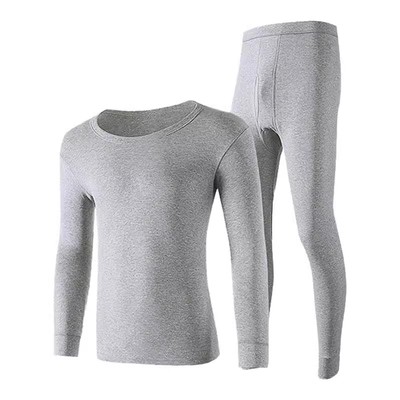 纯棉保暖内衣100%全棉秋衣秋裤冬