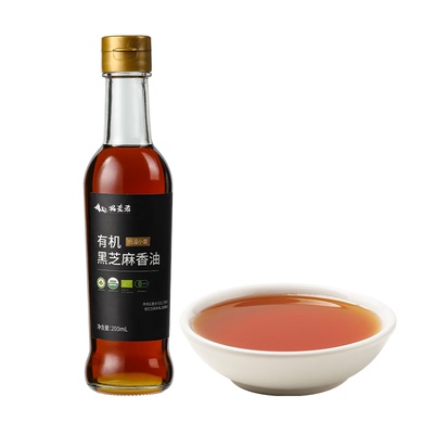拓荒者-有机黑芝麻香油200ml小磨