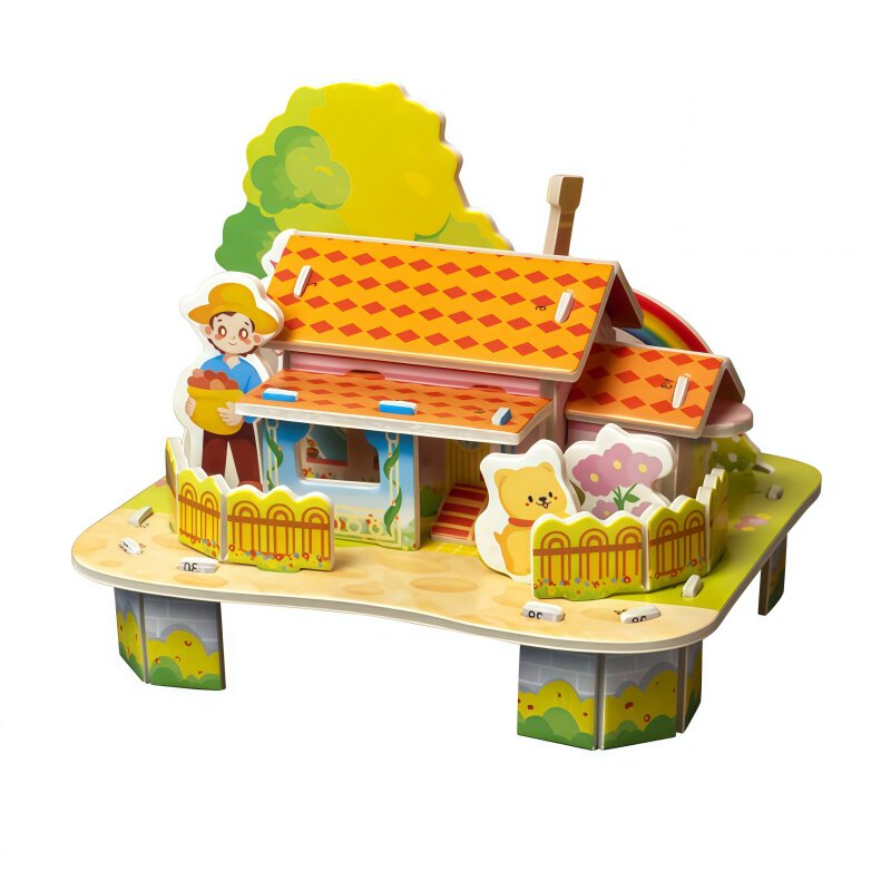儿童3D立体拼图益智开学奖品