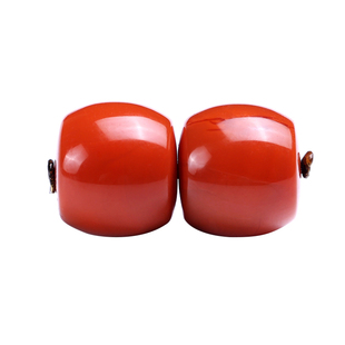 天然原矿南红玛瑙满肉直切老型单珠顶散珠星月菩提手串文玩配饰