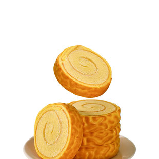 金丝肉松虎皮蛋糕卷瑞士卷早餐面包传统糕点代餐夜宵充饥休闲零食