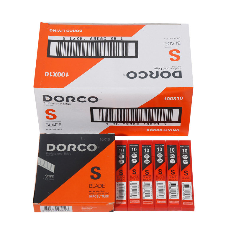 贴壁纸墙纸壁布皮革刀片9MM小号DORCO多乐可韩国进口美工刀片包邮