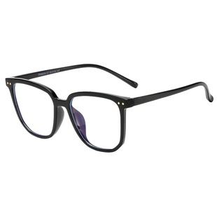 超轻黑框素颜近视眼镜女显脸小红书复古防蓝光眼睛大框可配有度数