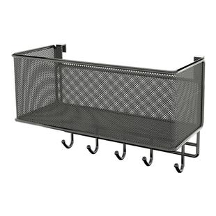 办公室收纳置物架工位整理神器桌面挂篮悬挂式宿舍桌上台面用品盒