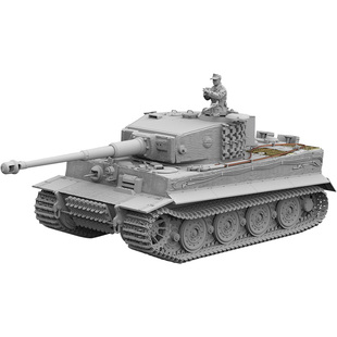 三花TAKOM 2201 1/35 虎式坦克后期/指挥型 附兵人 拼装模型