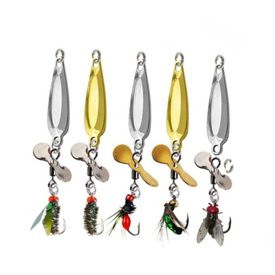 水域通杀螺旋桨亮片路亚饵套装