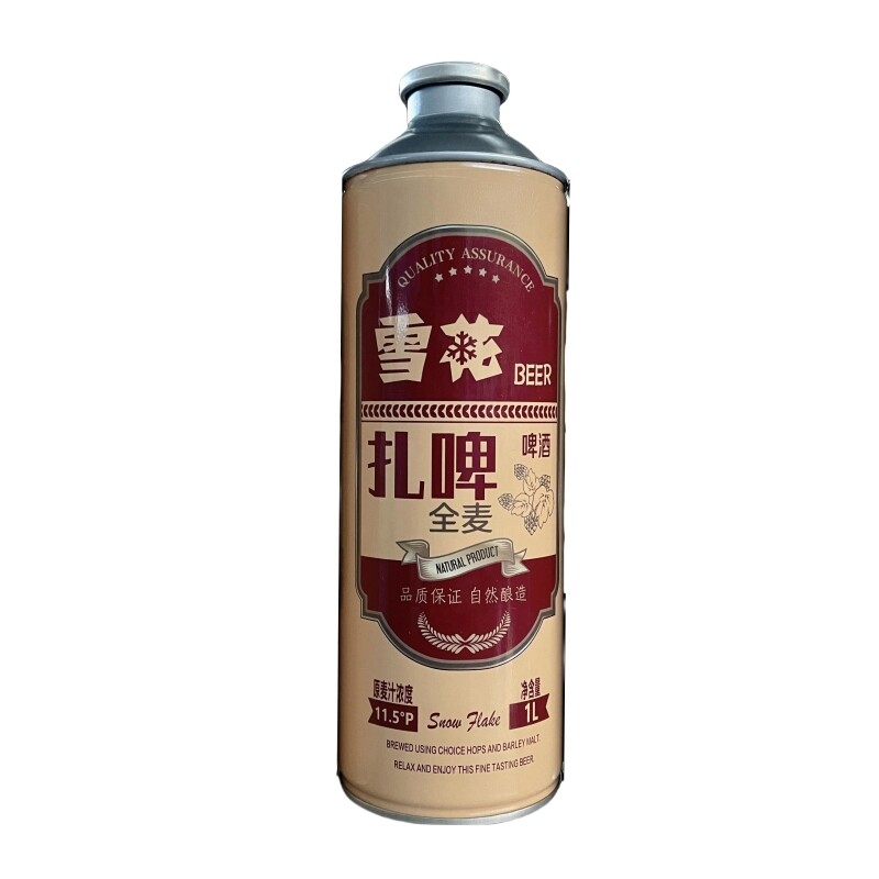 雪花全麦扎啤原麦11.5°P4.7%vol