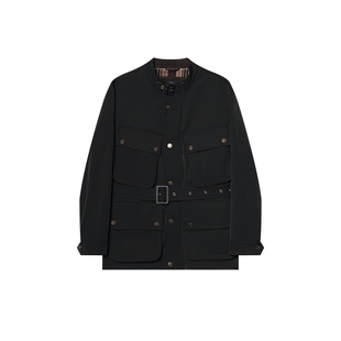 JDV男装复古猎装夹克春季新款立领百搭外套男款男士上衣WJK5377