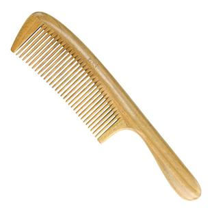 虞美人天然加大号绿檀木梳子檀香木梳无静电长发刻字老婆家用女士