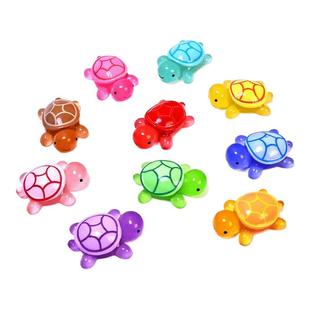 彩色夜光小乌龟玩具模型摆件公仔海洋发光动物盲袋玩偶大乌龟新款