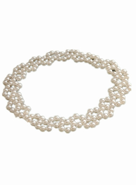 原创甜美宫廷儿童缕空仿珍珠