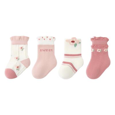 婴儿高弹无骨不勒腿春夏澳棉袜