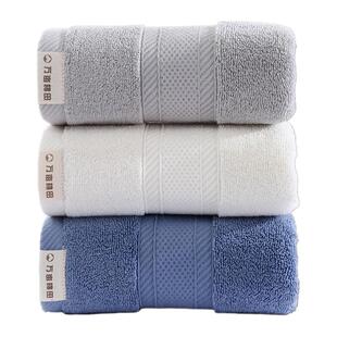 毛巾纯棉洗脸巾家用洗澡全棉成人女男吸水柔软不易速干面巾长绒棉