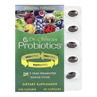 DrOhhiras益生菌高纤维益生元消化促进微生物群促进肠道健康