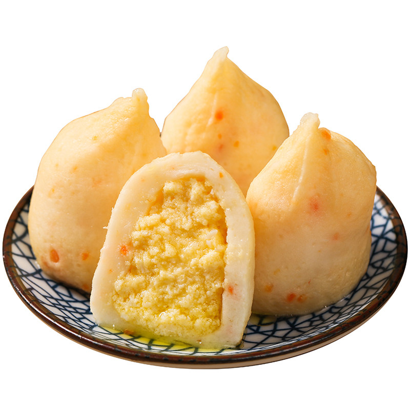台湾金利华蟹黄包商用供应蟹黄包心丸子蟹黄汤鱼丸火锅麻辣烫食材