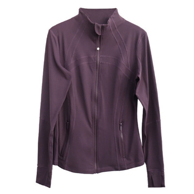 lulu瑜伽服Define外套秋冬女修身显瘦运动长袖跑步骑行训练健身服