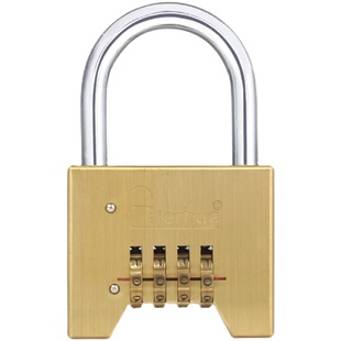 铜锁大号密码挂锁防水防锈防撬大门仓库锁纯铜密码锁头宿舍柜子锁