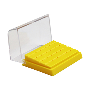 口腔科牙科高速车针盒小塑料牙科车针消毒盒牙科车针收纳盒放置盒