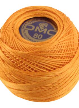 法国进口dmc80蕾丝线diy微钩纯棉