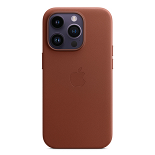 QPB适用iPhone14promax手机壳苹果14Pro新款头层真皮高级感plus皮革magesafe磁吸防摔Max高端ip十四男女动画