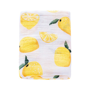 婴儿浴巾竹炭纤维纱布巾新生儿童包被洗澡盖巾吸水宝宝毛巾被子