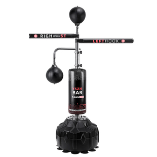 拳击训练器材家用立式旋转沙袋闪躲速度球成人儿童搏击双杠反应靶