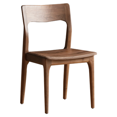 晨物北美黑胡桃木简约实木椅子