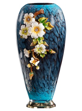 新中式花瓶摆件客厅插花轻奢高档玄关酒柜乔迁新居礼物装饰工艺品