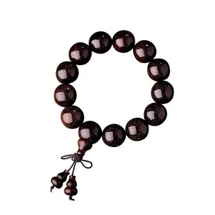 正宗老料小叶紫檀手串108颗佛珠男女手链绿檀血檀紫檀木满星念珠