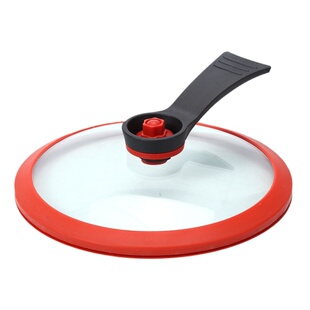 胖墩墩微压锅配件家用多功能不粘锅压力锅配件微压锅盖钢化玻璃盖