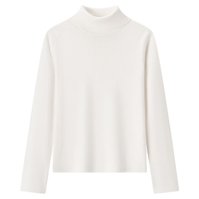 森马基础款高领紧身纯色毛衣女