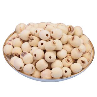 同芙莲子500g磨皮通心白莲干货去芯莲特产无芯莲百合银耳莲子羹