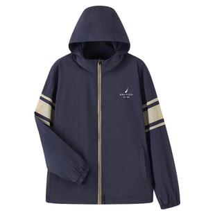 NAUTICA童装 男童女童轻薄款连帽外套中大儿童春夏季户外防晒服