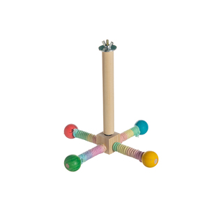 鹦鹉旋转风车玩具站杆玄凤牡丹虎皮和尚小太阳空中益智站台鸟用品