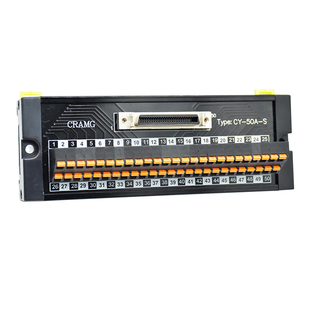 适用三菱安川台达三协伺服驱动器CN1端子台SCSI50芯50P中继接线板