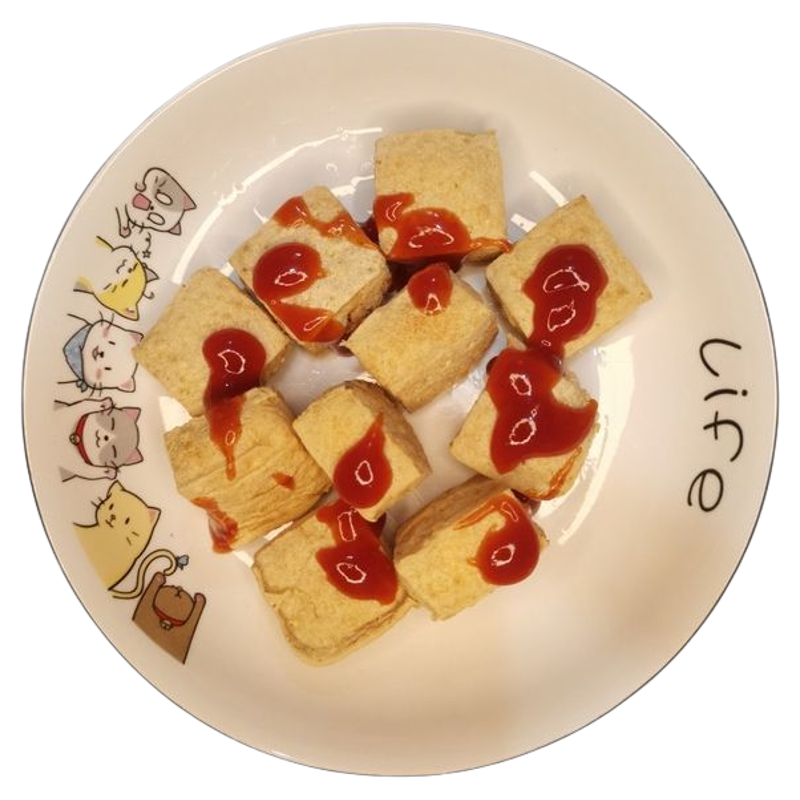 臭豆腐生胚白色油炸盒装零食小吃商用批发