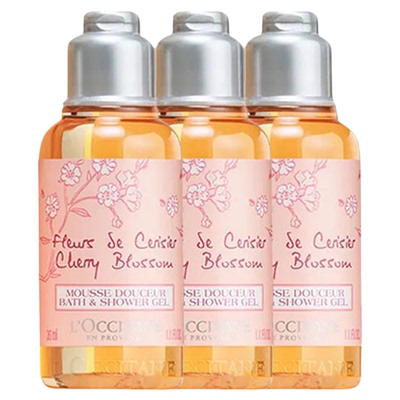 欧舒丹润肤甜蜜樱花香氛沐浴露