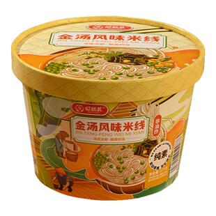 纯素食爱慈悲金汤风味米线方便面速食素面非油炸酸辣粉冲泡即食斋