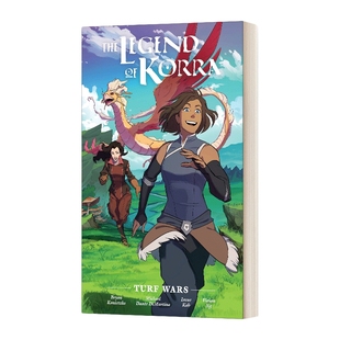 英文原版 The Legend of Korra Turf Wars Library Edition 科拉传奇漫画1 精装收藏版 英文版 进口英语原版书籍