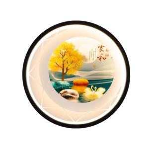 2024新款壁灯卧室床头灯客厅背景墙壁画灯楼梯轻奢创意装饰房间灯