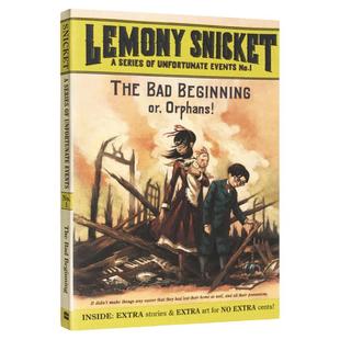 The Bad Beginning 悲惨的开始 英文原版 波特莱尔大冒险系列 电影雷蒙斯尼奇的不幸历险原著小说 全英文版进口英语儿童文学书籍
