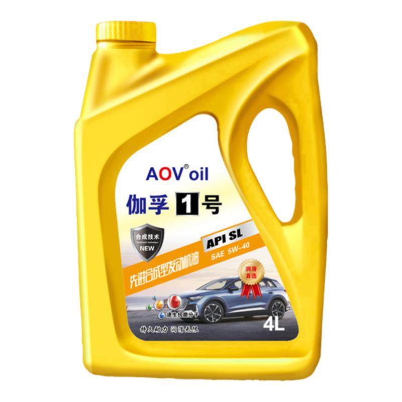 机油全合成SL级5W-40伽孚1号4升
