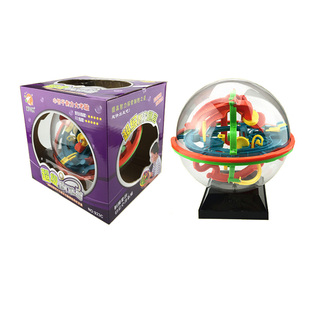 爱可优 3D立体迷宫球100-299关魔幻智力球旋转大魔方创意益智玩具