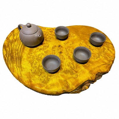金丝楠木茶盘原木简约小型