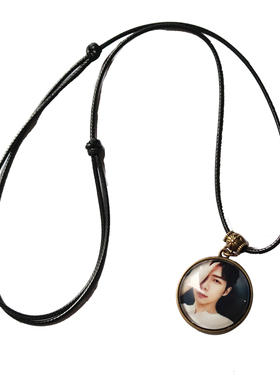 定制照片项链复古吊坠男女款百搭